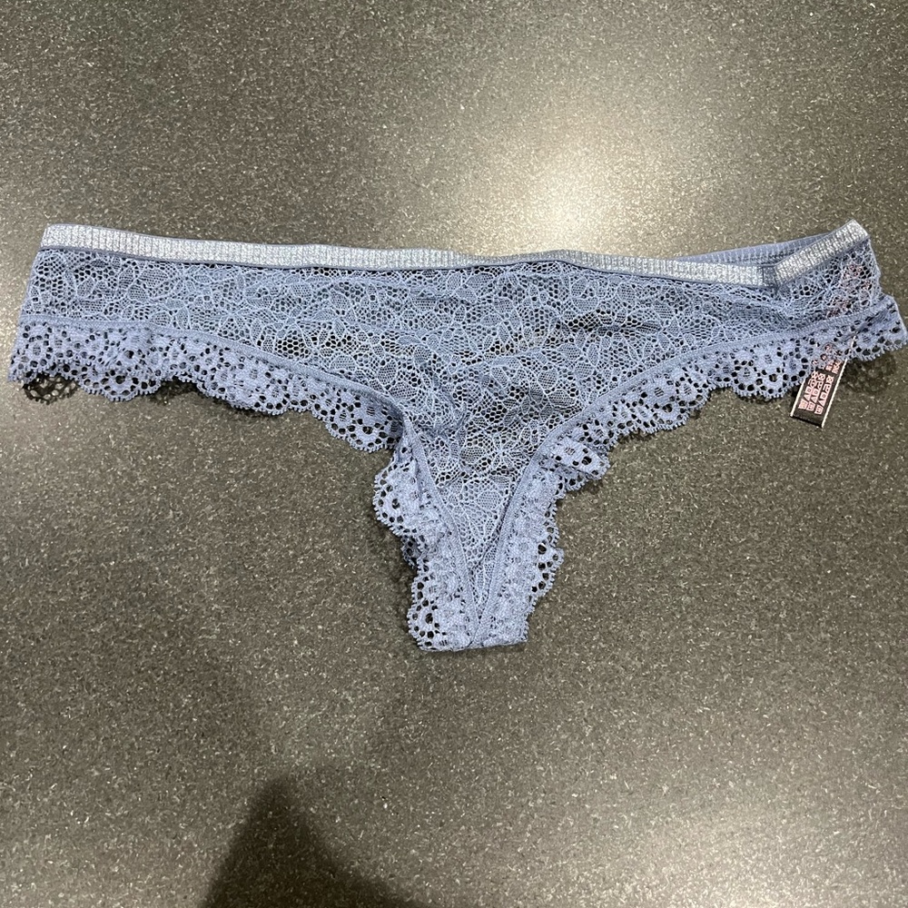 Victoria's Secret Lace Trim Thong Size Medium